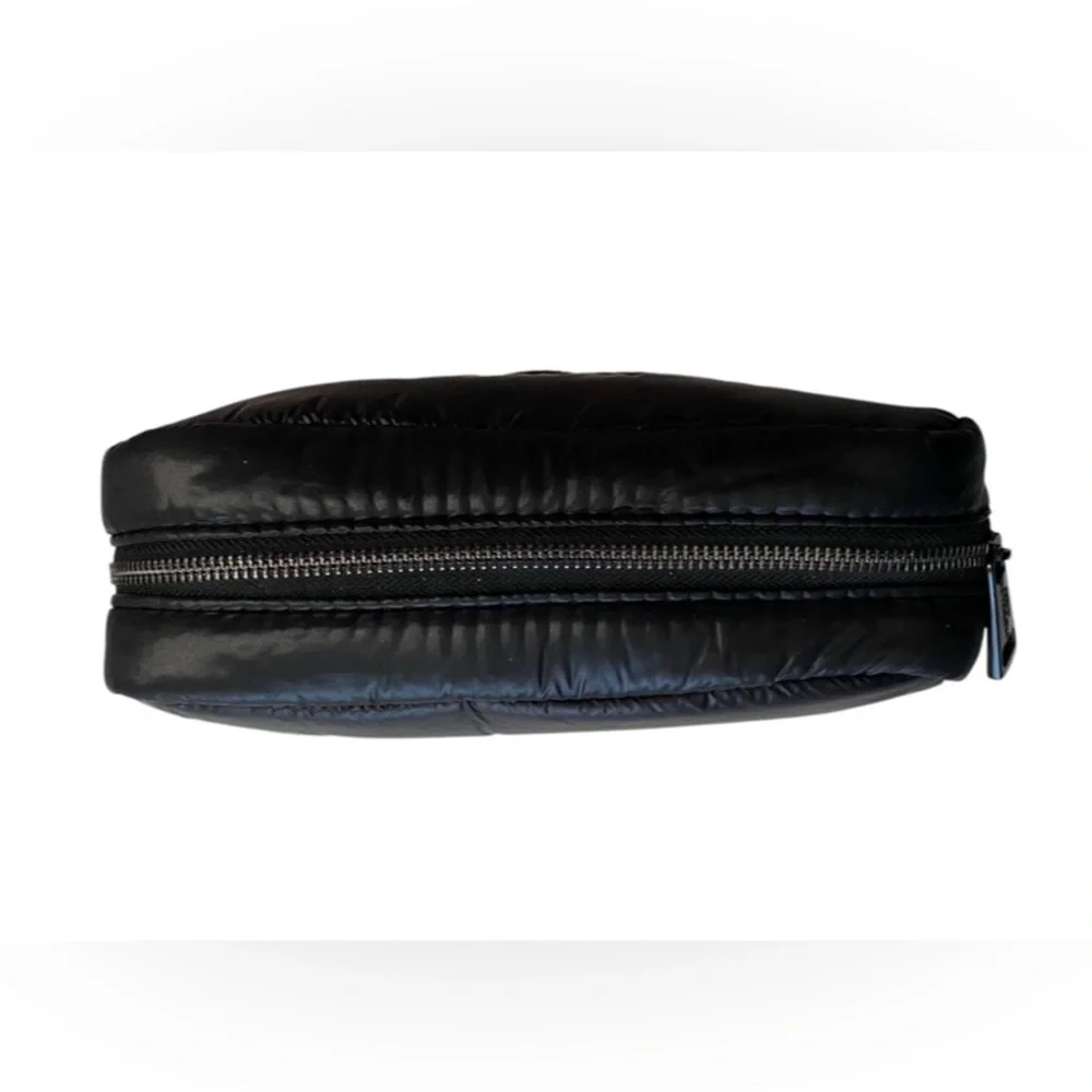 Moncler Black Toiletry Bag Cosmetic Makeup Bag Clutch NEW